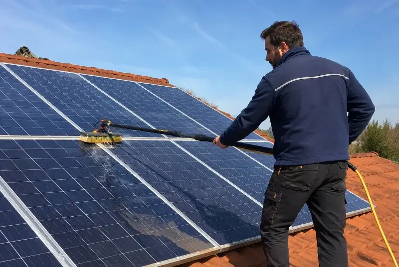 Nettoyage et entretien de panneaux solaires à Satolas-et-Bonce